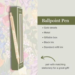 Vera Bradley Tiny Poppies Ballpoint Pen